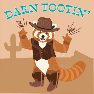 Darn Tootin’ Matte Vinyl Sticker