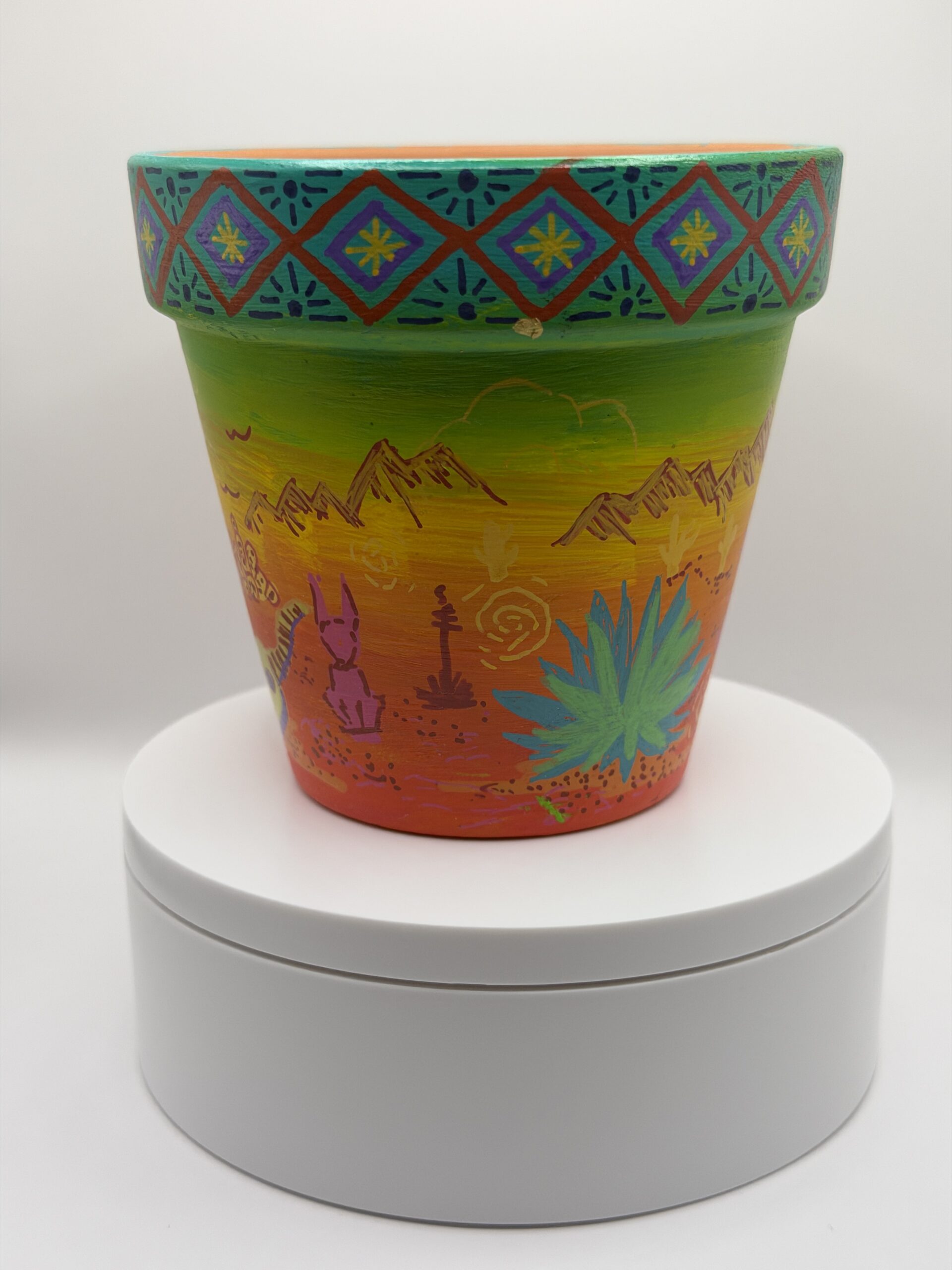 Southwest Desert Pot, 4 inches - Image 4