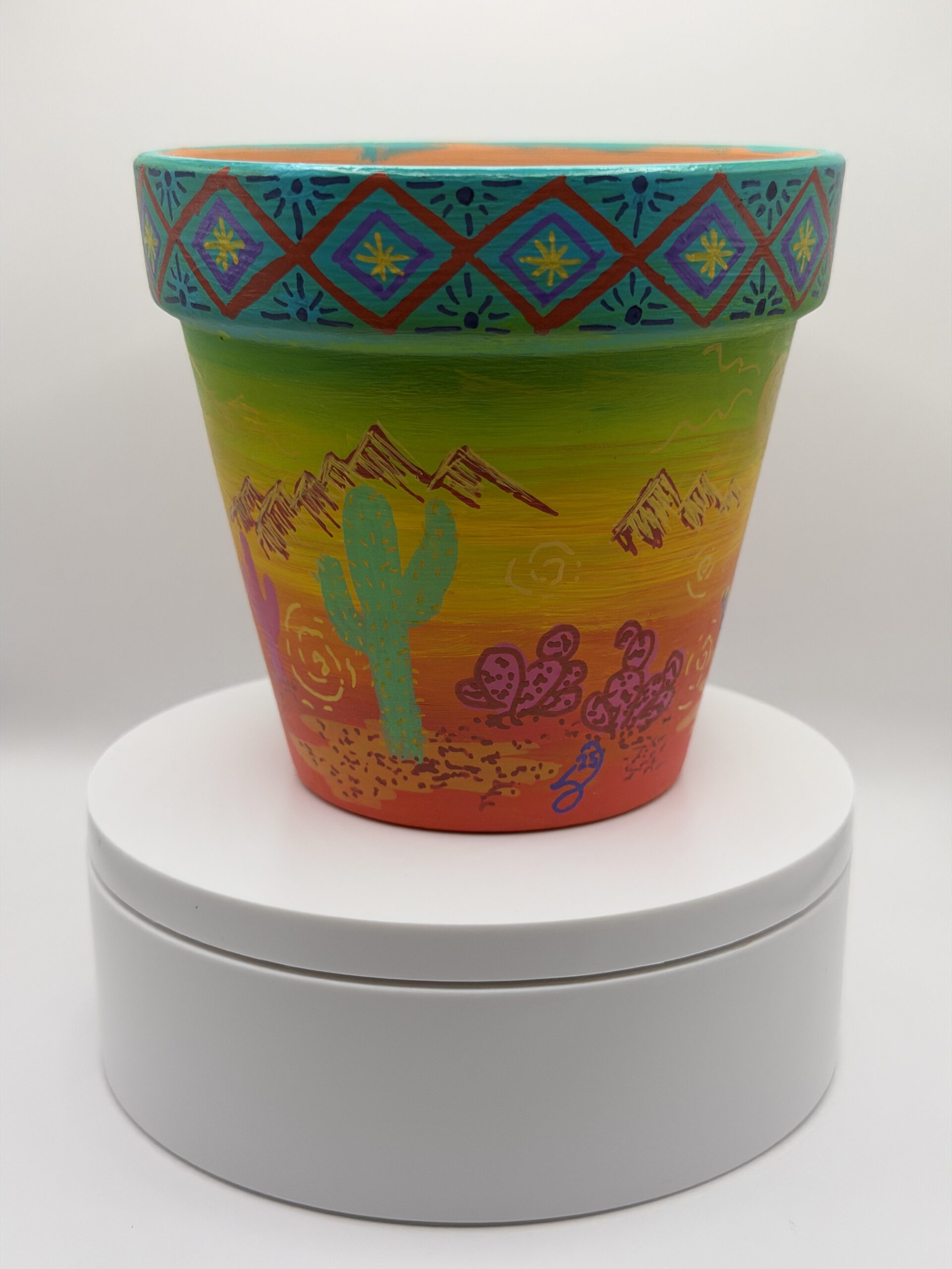 Southwest Desert Pot, 4 inches - Image 3