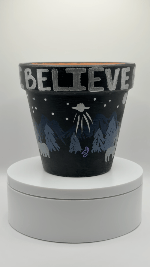 I Believe Pot, 4 inches - Image 4