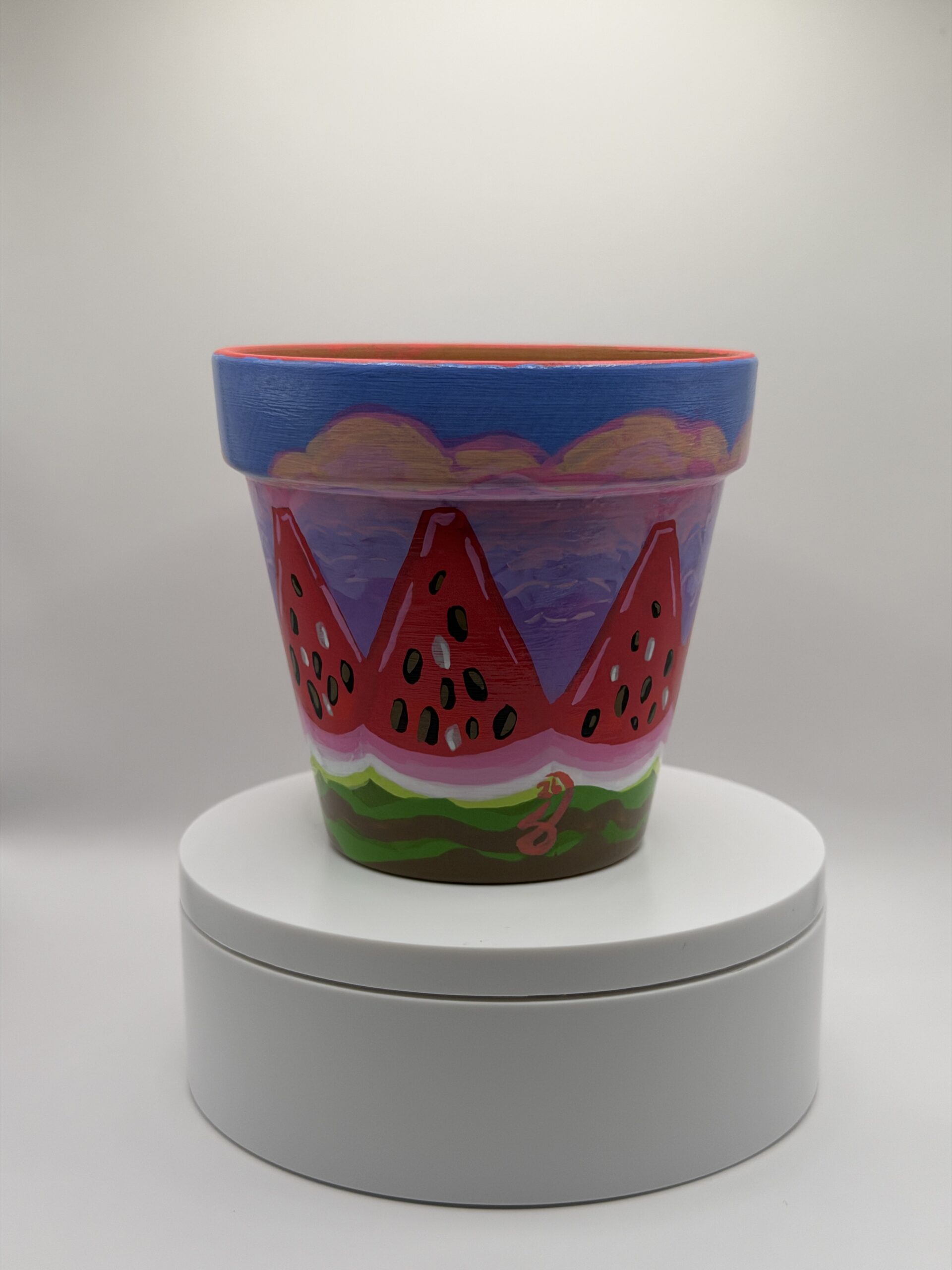 Sandia Sunset Pot, 4 inches - Image 2