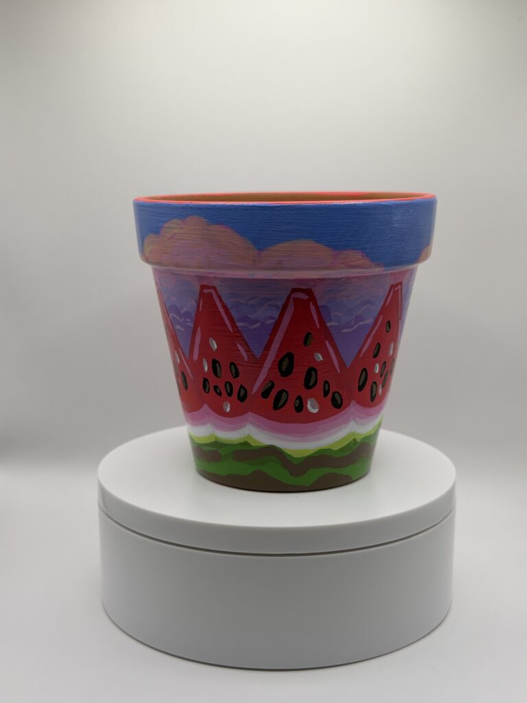 Sandia Sunset Pot, 4 inches