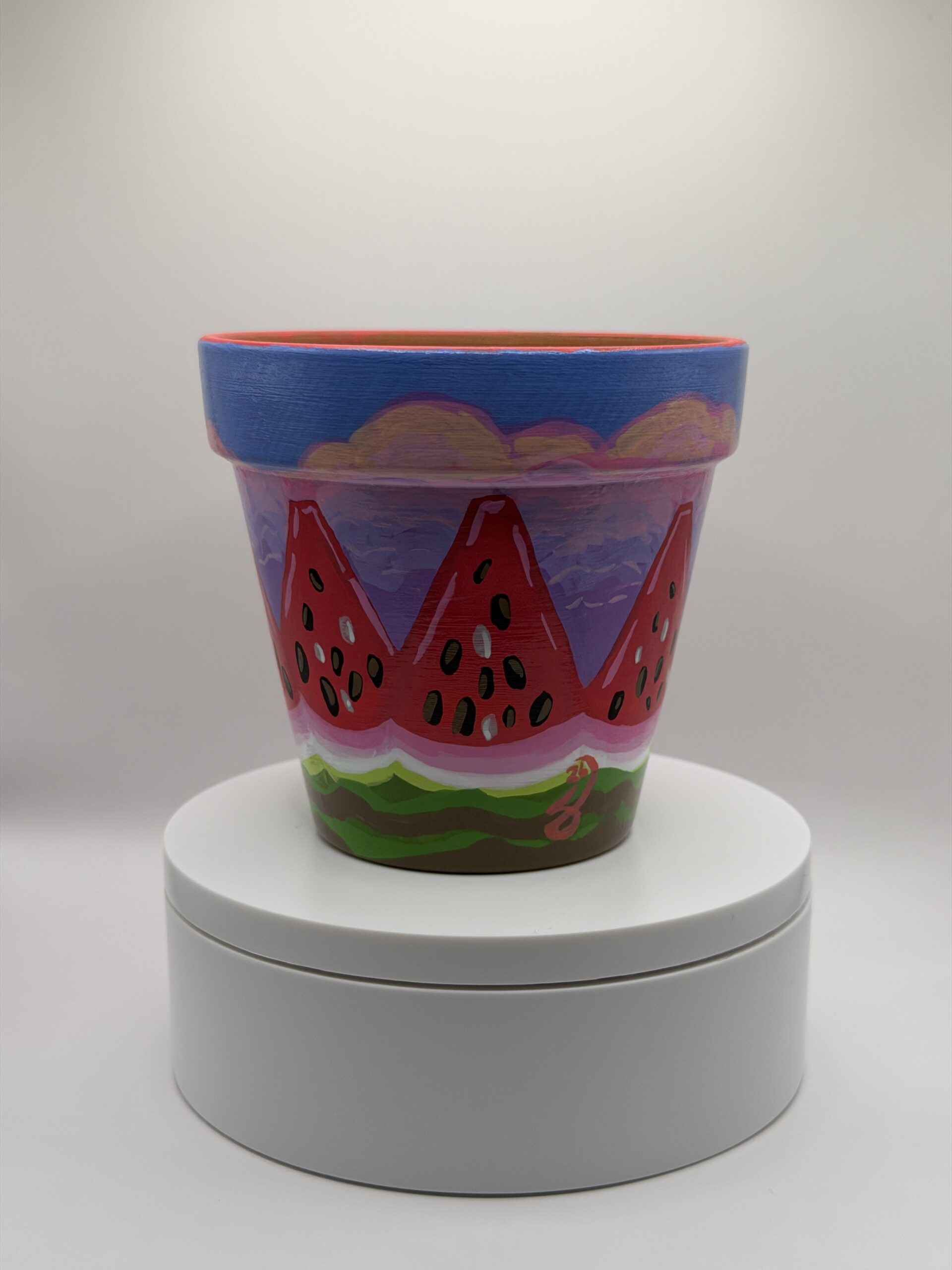 Sandia Sunset Pot, 4 inches - Image 3