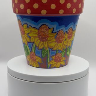 Yellow Coneflower Pot, 4 inch